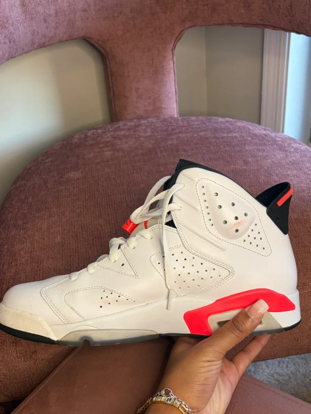 Jordan 6 Retro Infrared White (2014)